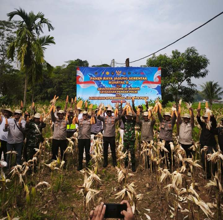 Satreskrim Polres Karawang Dukung Penuh Program Pemerintah Dalam Mewujudkan Kemandirian Pangan Nasional